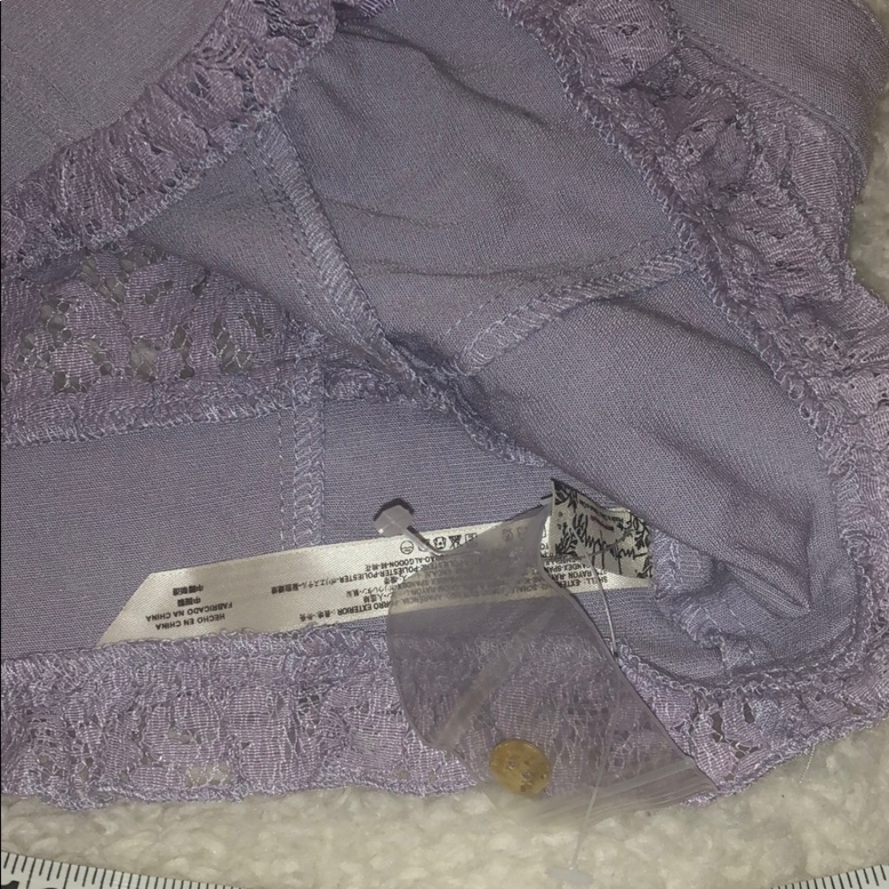 NWOT Free People Lavender Bralette/Crop Top Sz S - Picture 7 of 8